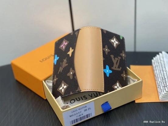 AAA Pruses Bags Pocket VUITTON Organizer-7.5*11.1*1 cm LOUIS 0731